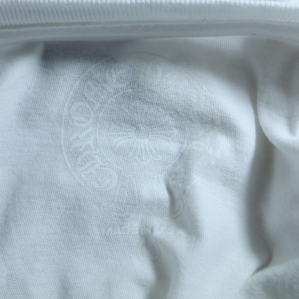 CHROME HEARTS(クロムハーツ) Honolulu Horseshoe S/S Tee ホノルル限定 バック ホースシュー クルーネック半袖Tシャツカットソー ホワイト