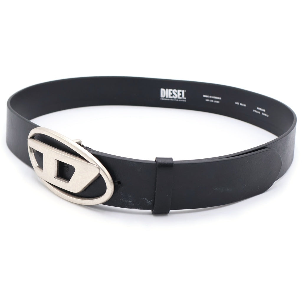 DIESEL(ディーゼル) B-1DR カウレザーベルト ブラック X08516