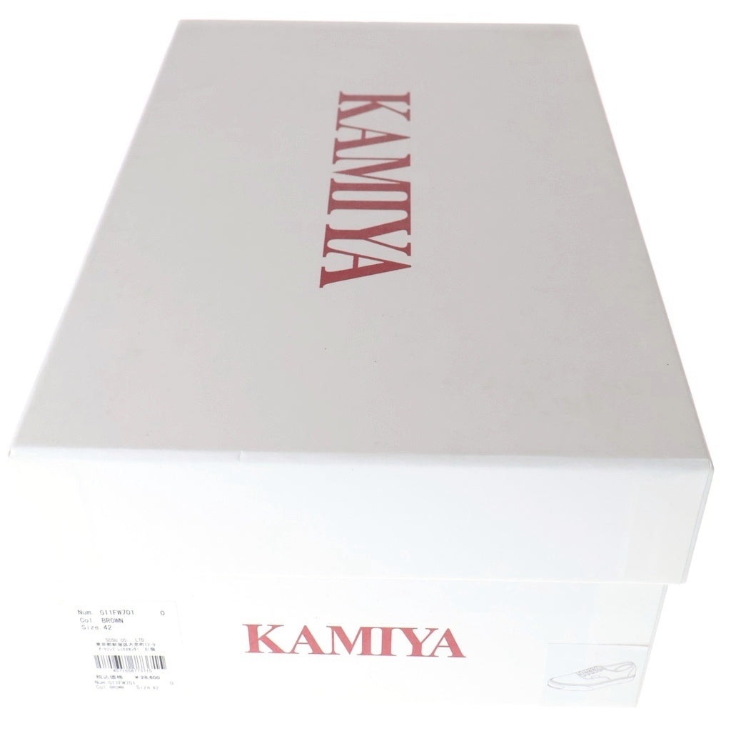 KAMIYA(カミヤ) HERC ハーク ヴァルカナイズ ローカットスニーカー ブラウン G11FW701