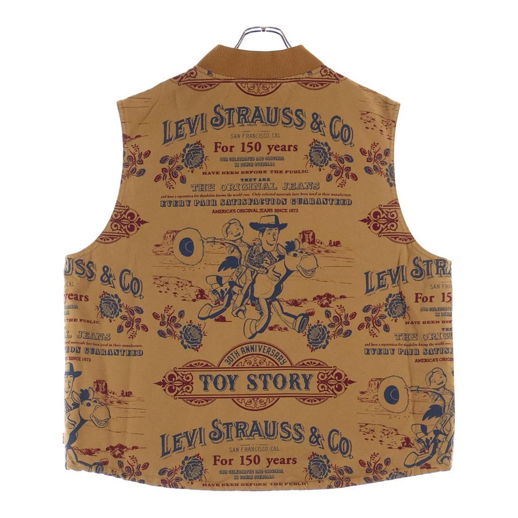 Levi's(リーバイス) ×TOY STORY VEST トイストーリー ジップフロント ベスト ブラウン 00340O-0000