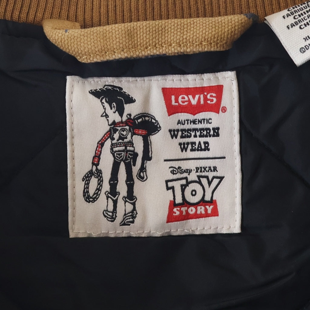 Levi's(リーバイス) ×TOY STORY VEST トイストーリー ジップフロント ベスト ブラウン 00340O-0000