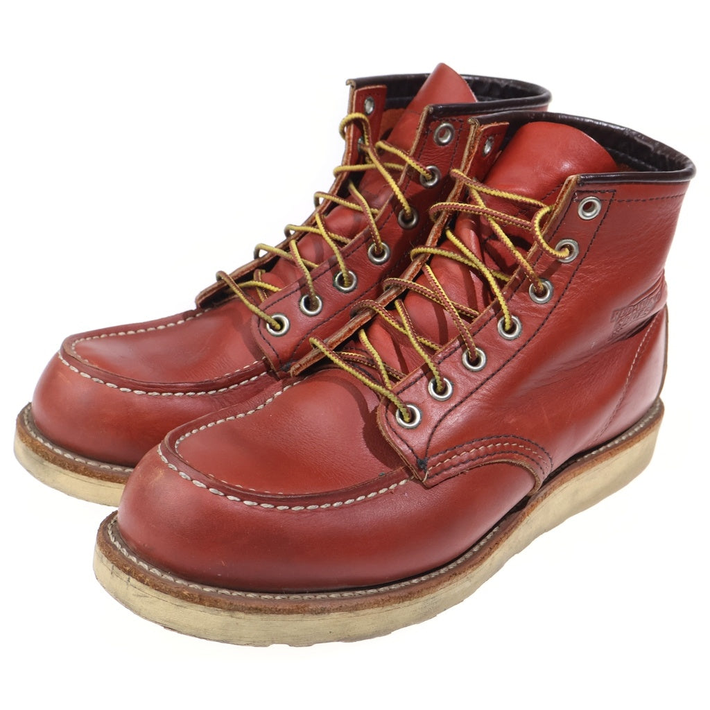 RED WING(レッド ウイング) 6-inch Classic Moc 8875 オロラセット・ポーテージ クラシックモックブーツ レザーシューズ レッド