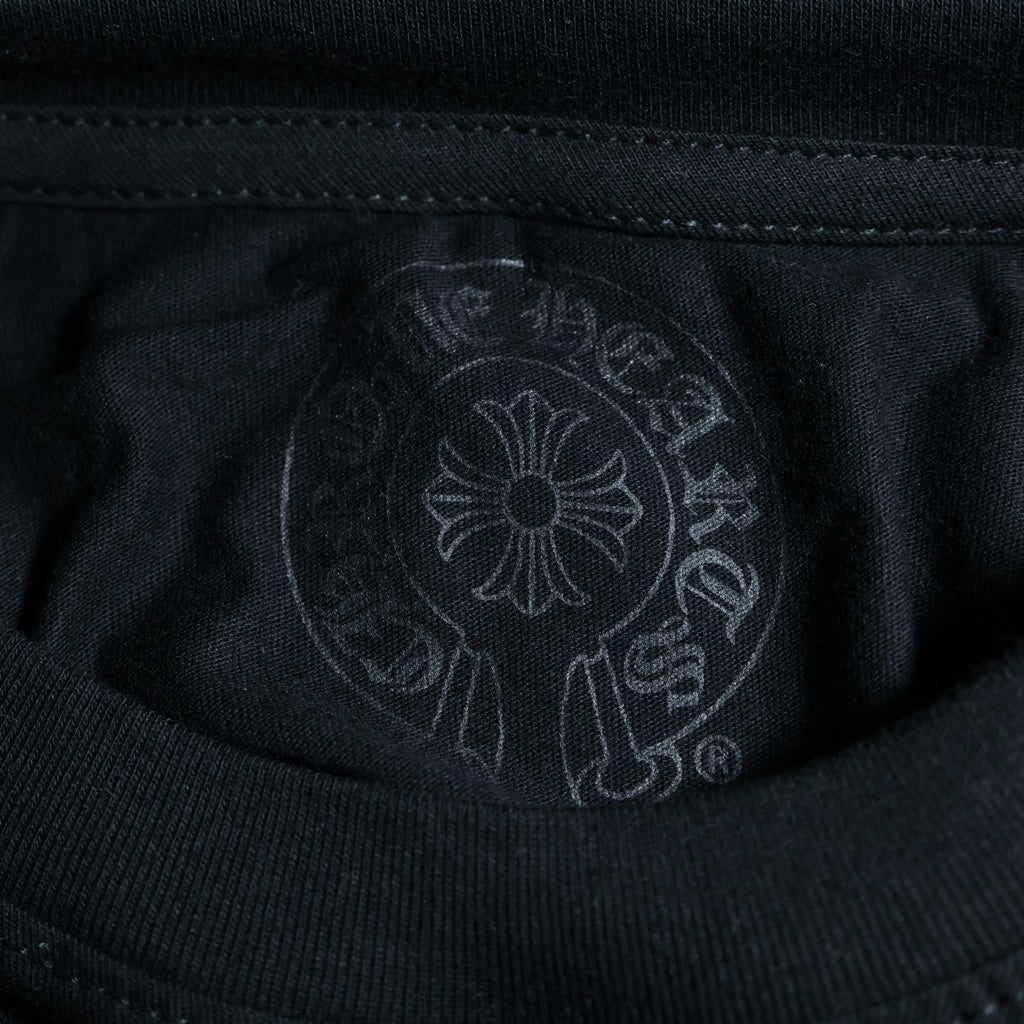 CHROME HEARTS(クロムハーツ) VINE DAGGER S/S TEE ヴァインダガー バックストライプダガー 半袖 クルーネック Tシャツ カットソー ブラック
