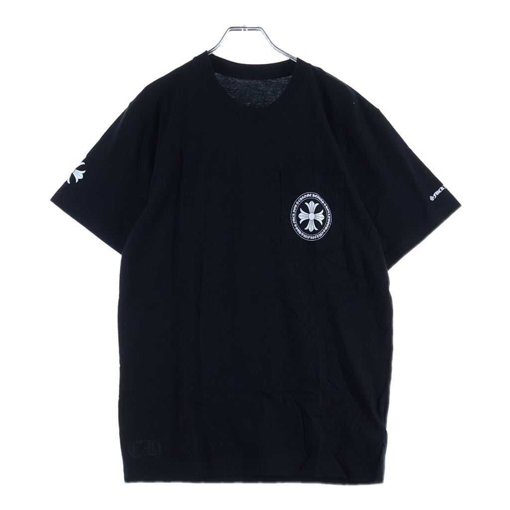 CHROME HEARTS(クロムハーツ) Circle CH Plus Hollywood Fuck you サークル CHプラス ハリウッド ファックユー 半袖カットソー ブラック