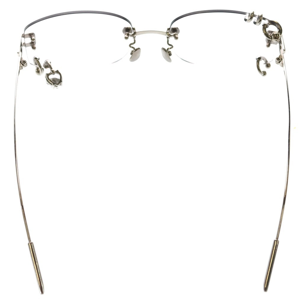 AMBUSH(アンブッシュ) Pierced Sunglasse 12114551 ピアス装飾サングラス シルバーテンプルアイウェア 眼鏡 シルバー レディース