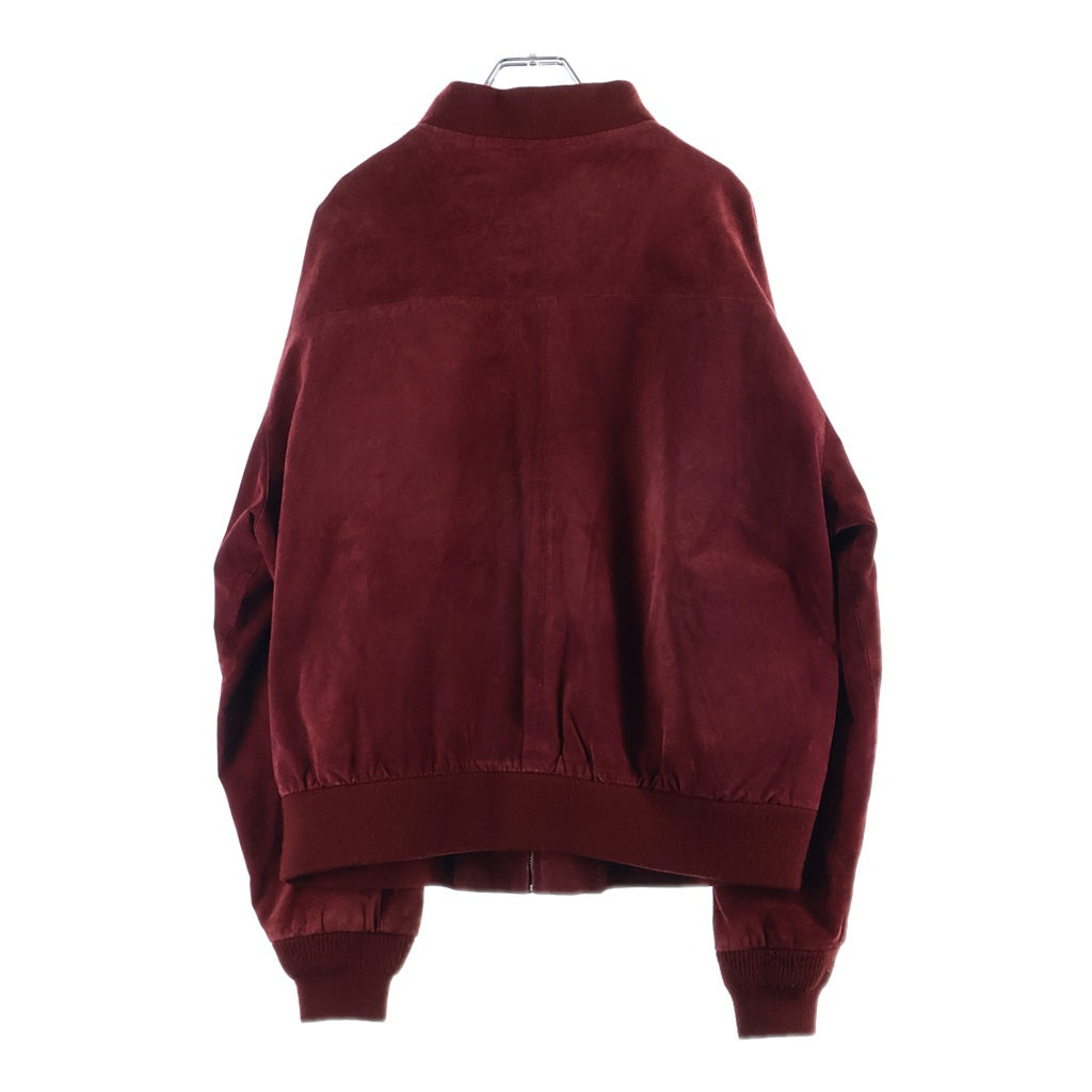 VINTAGE(ヴィンテージ) 80s VINTAGE HILL&ARCHER SPLIT LEATHER スウェードレザー ジップアップジャケット レッド 42-7919