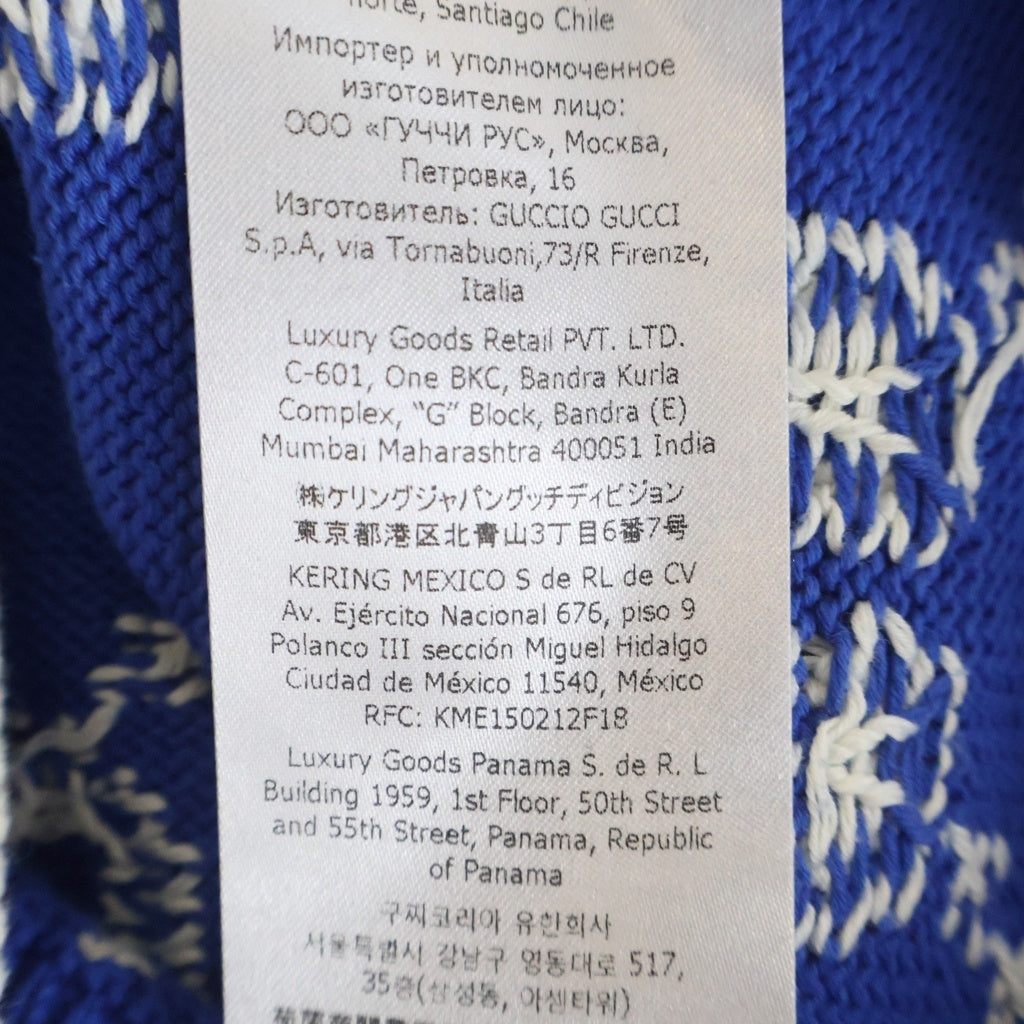 GUCCI(グッチ) 22SS GG Cotton Knit Sweatshirt GG総柄 コットン