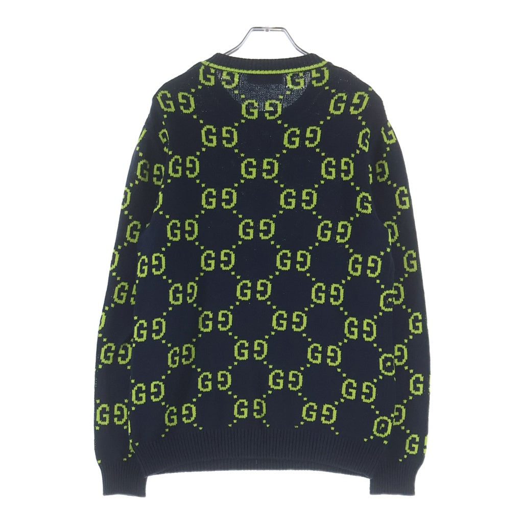 GUCCI(グッチ) 24SS GG Cotton Knit Sweatshirt GG総柄 コットン
