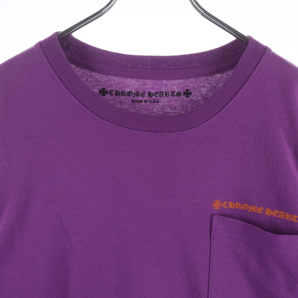 CHROME HEARTS(クロムハーツ) ×MATTY BOY PPO I WANT MORE NOT LESS L/S TEE マッティボーイ プリント長袖Tシャツ カットソー パープル