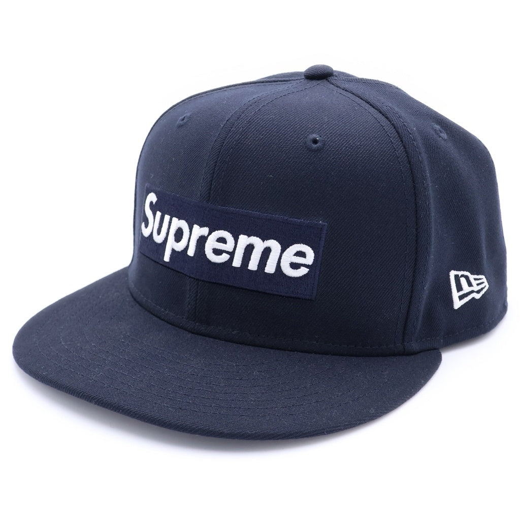 SUPREME(シュプリーム) 24AW×NEW ERA×Grinch Box Logo Cap ニューエラ グリンチ ボックスロゴ ベースボールキャップ 帽子 ネイビー