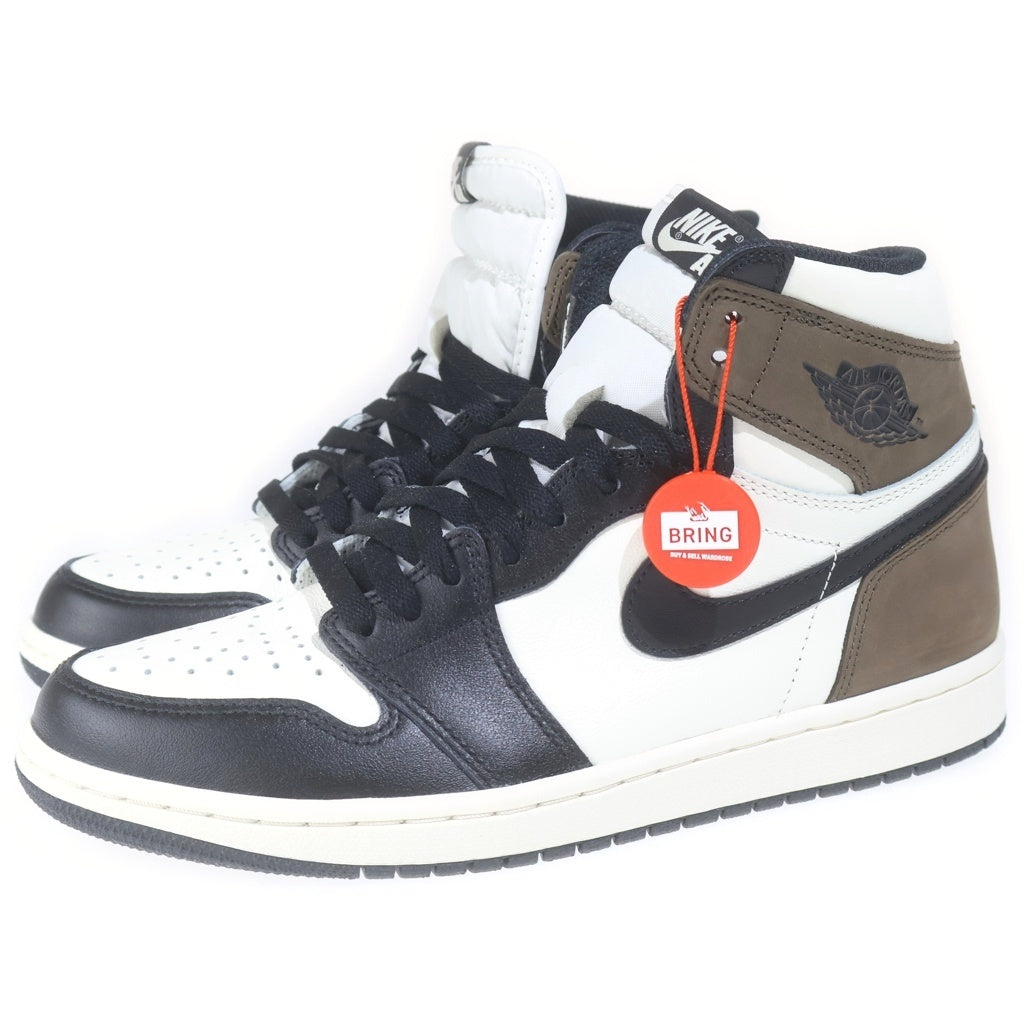 NIKE(ナイキ) AIR JORDAN 1 RETRO HIGH OG DARK MOCHA 555088-105 エアジョーダン 1 レトロ ダークモカ ハイカットスニーカー ブラック/ブラウン US8.5/26.5cm