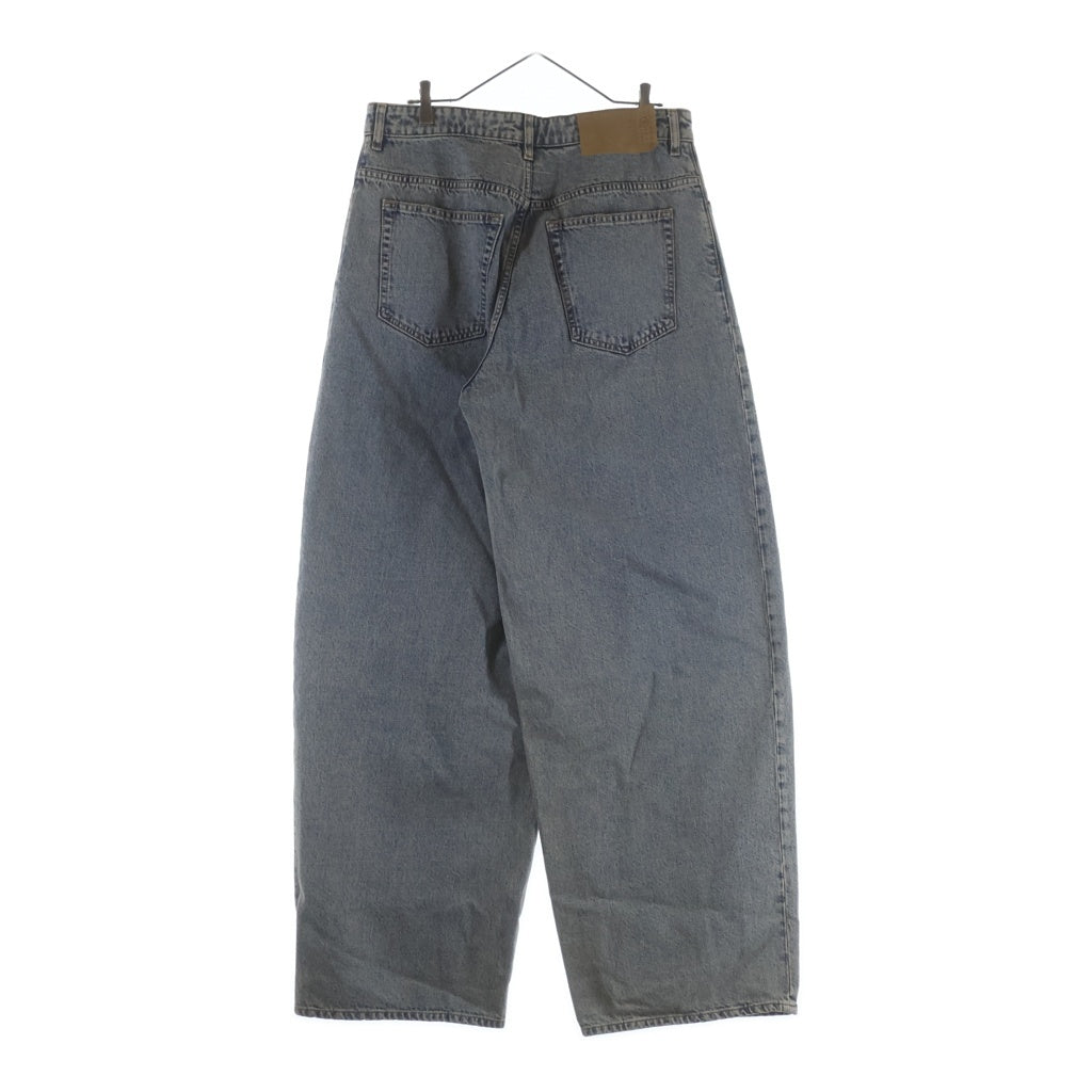 MM6 Maison Margiela(エムエムシックスメゾンマルジェラ) 24AW PANTS 5 POCKETS 5ポケット ワイドレッグデニムパンツ ジーンズ インディゴ SH0LA0011