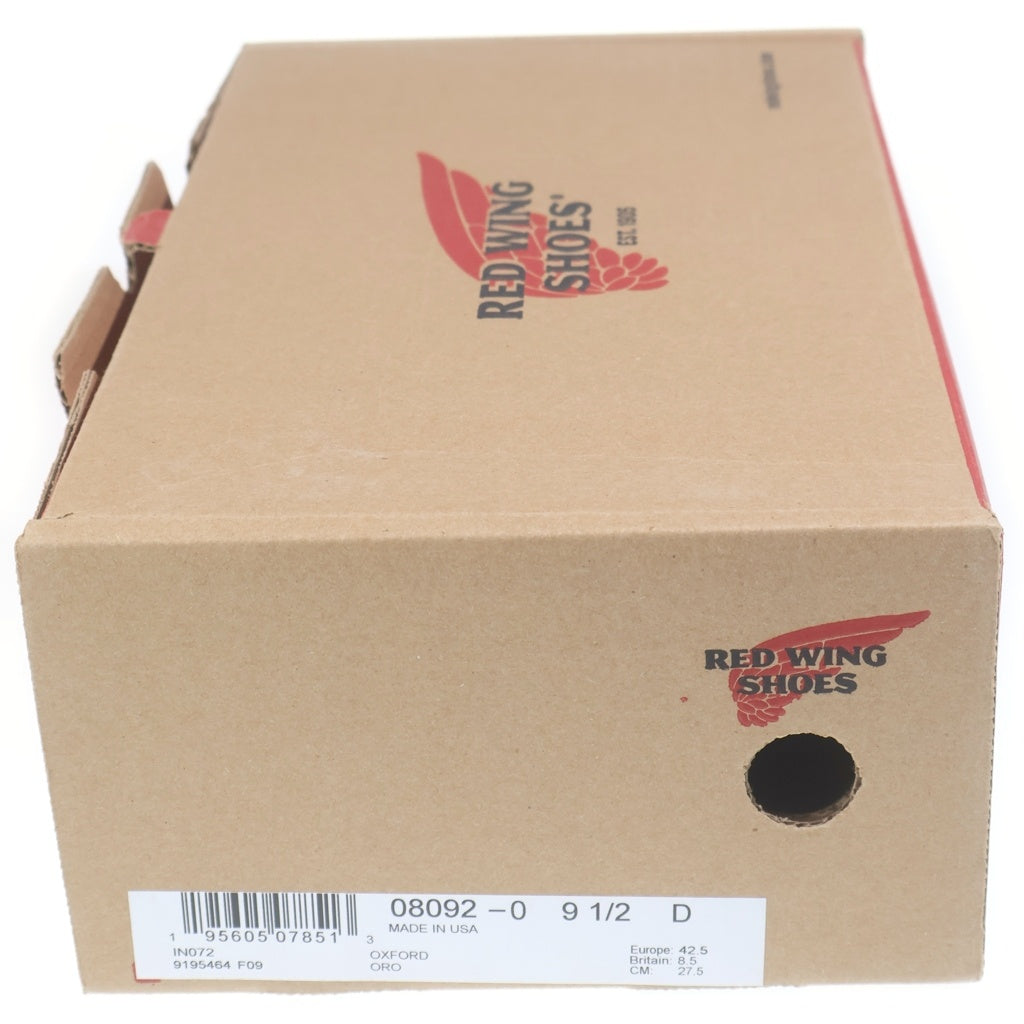 RED WING(レッド ウイング) Classic Moc Oxford クラシックモック オックスフォード レザーシューズ ブラウン 08092-0 US9.5/27.5cm