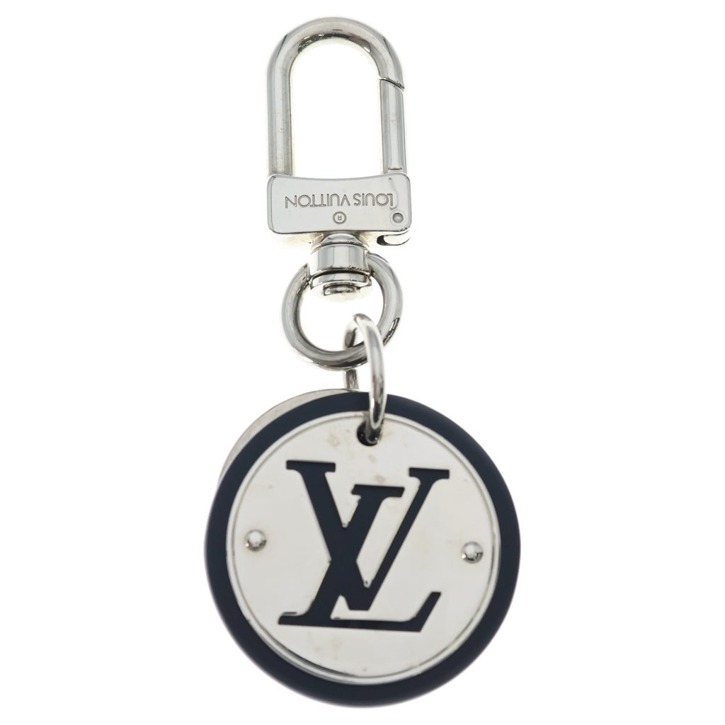LOUIS VUITTON(ルイヴィトン) ポルトクレ LVサークル バッグチャーム キーホルダー キーリング ブラック/シルバー M67362