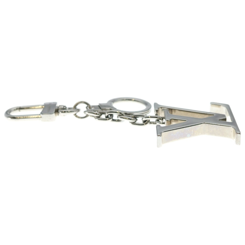 LOUIS VUITTON(ルイヴィトン) ポルト クレ・イニシャル バックチャーム キーホルダー キーリング シルバー M65071 レディース