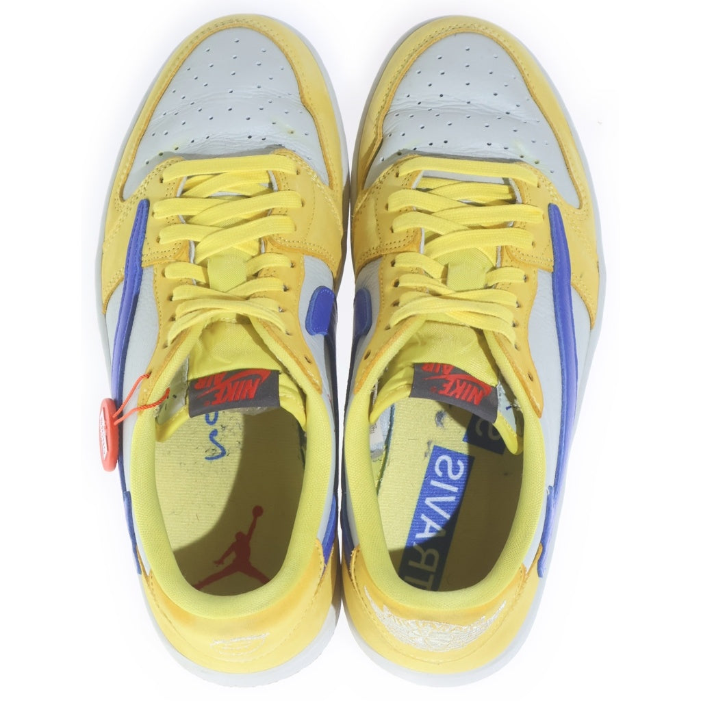 NIKE(ナイキ) ×TRAVIS SCOTT WMNS AIR JORDAN 1 RETRO LOW OG Canary DZ4137-700 トラヴィススコット ウィメンズ エアジョーダン1 ローカットスニーカーUS10/27.0cm