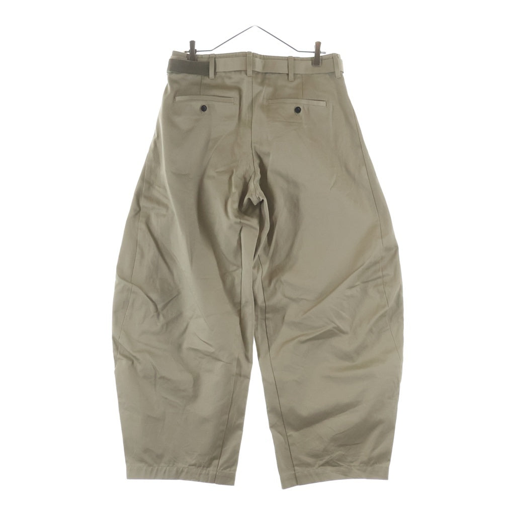 Sacai(サカイ) 26SS Cotton Chino Pants コットン チノパンツ ベージュ