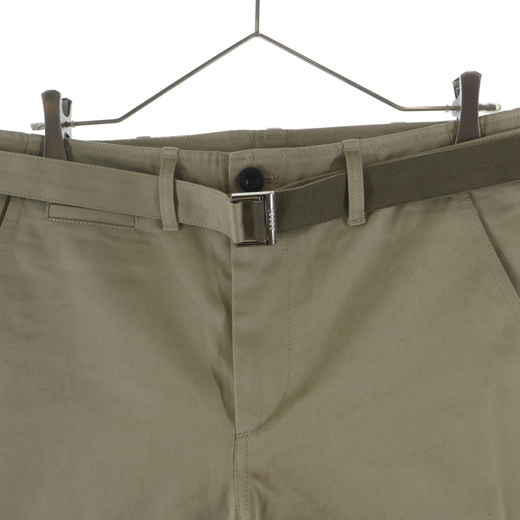Sacai(サカイ) 26SS Cotton Chino Pants コットン チノパンツ ベージュ
