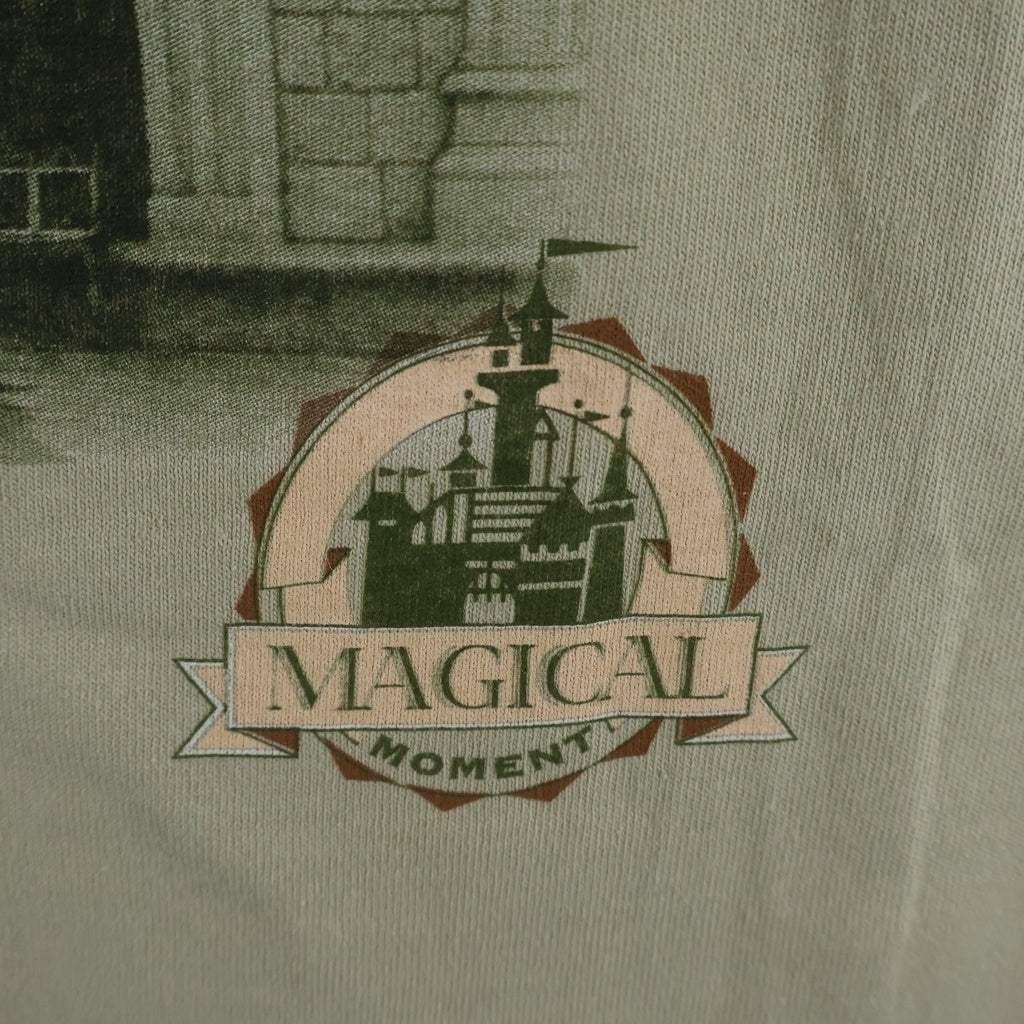 VINTAGE(ヴィンテージ) 90s Disney Land MAGICAL MOMENT 40th Tee ディズニーランド 40周年記念 半袖カットソー カーキ