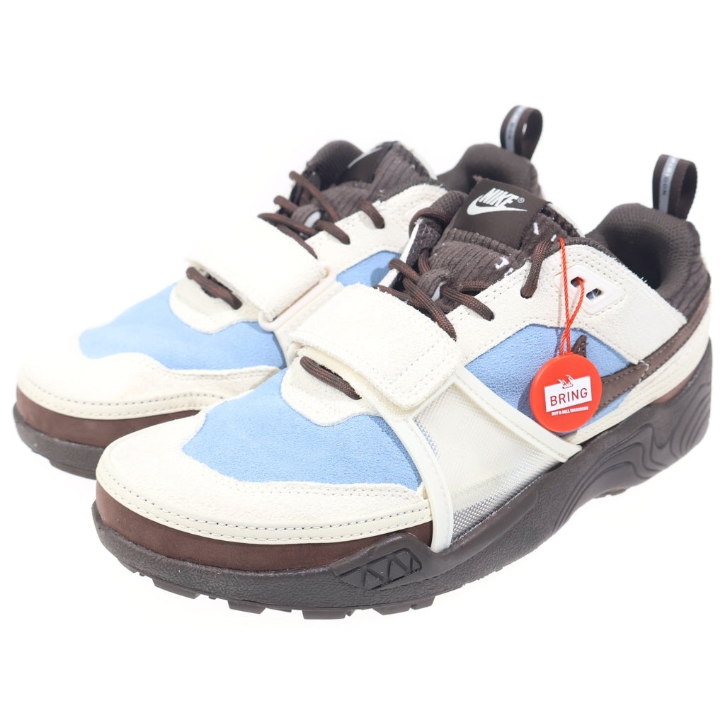 NIKE(ナイキ) ×TRAVIS SCOTT ZOOM FIELD JAXX トラヴィススコット ズーム フィールド ジャックス ローカットスニーカー ブラウン/ブルー US8/26.0cm HQ3072-400