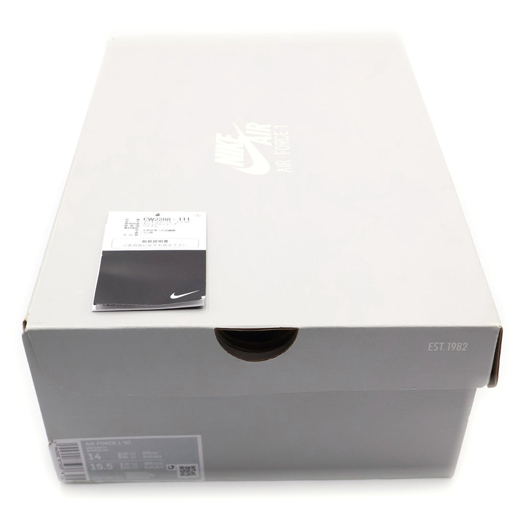 NIKE(ナイキ) AIR FORCE 1 '07 CW2288‐111 エアフォース1 ローカットスニーカー US14/32.0cm ホワイト