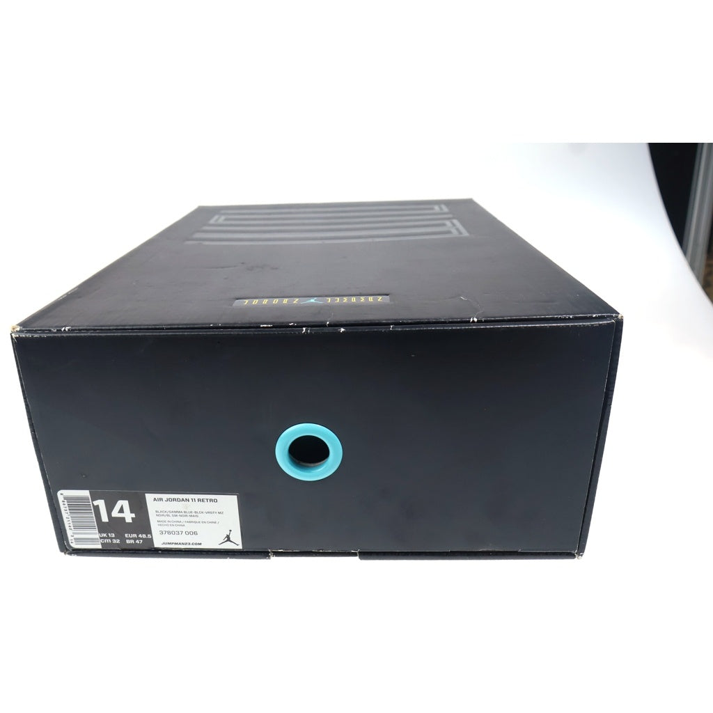 NIKE(ナイキ) 2013年製 AIR JORDAN 11 RETRO GAMMA BLUE 378037-006 エアジョーダン 11 ガンマブルー ハイカットスニーカー US14/32.0cm ブラック