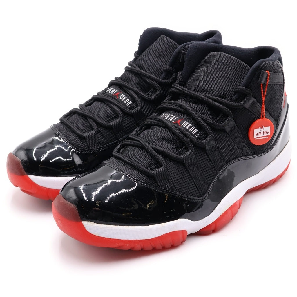 NIKE(ナイキ) AIR JORDAN 11 RETRO BRED 378037-010 エアジョーダン11 レトロ ブレッド ハイカットスニーカー ブラック/レッド US13/31cm