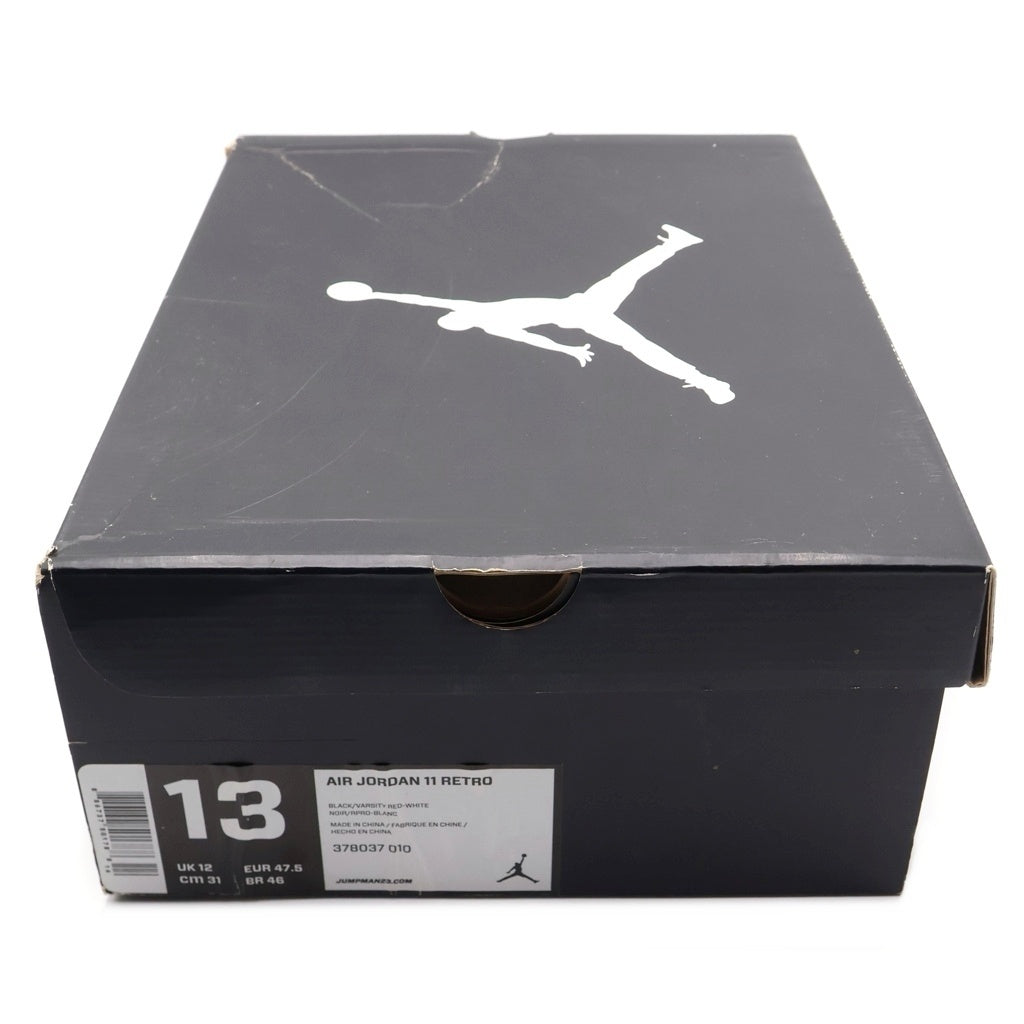NIKE(ナイキ) AIR JORDAN 11 RETRO BRED 378037-010 エアジョーダン11 レトロ ブレッド ハイカットスニーカー ブラック/レッド US13/31cm