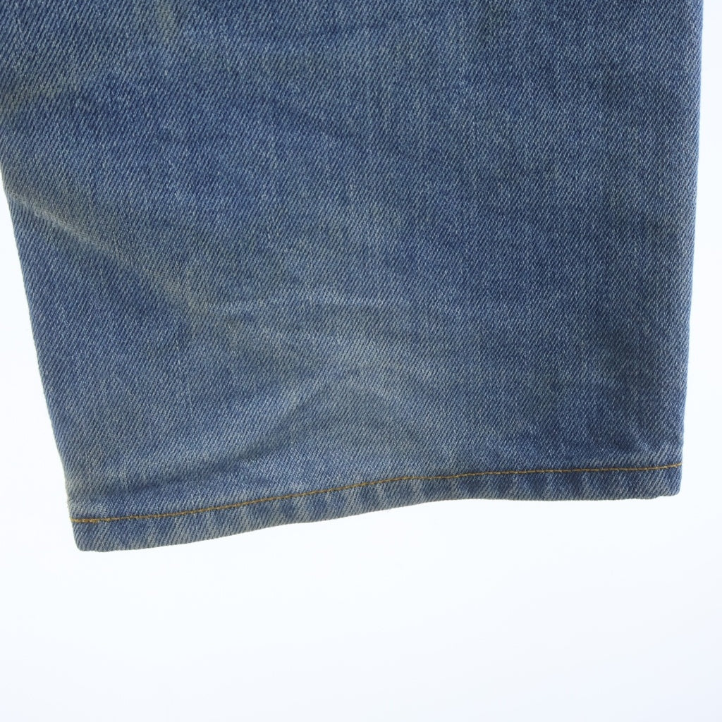 A BATHING APE(アベイシングエイプ) Blue Champion Regular Fit Jeans バッグワッペンデザイン デニム パンツ インディゴ 001DPK221002F