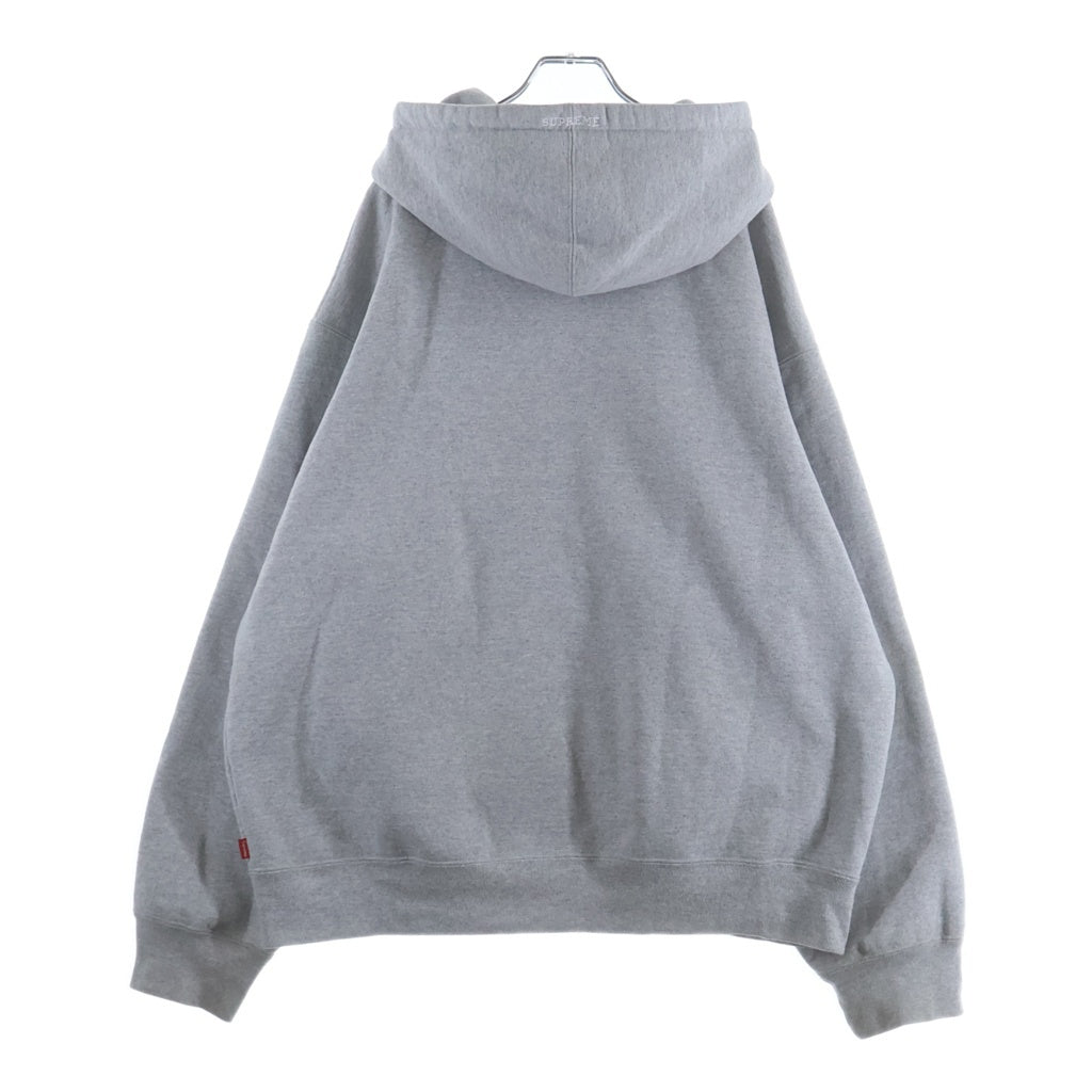 SUPREME(シュプリーム) 23AW S Logo Zip Up Hooded Sweatshirt エスロゴ ジップアップスウェットパーカー フーディー グレー