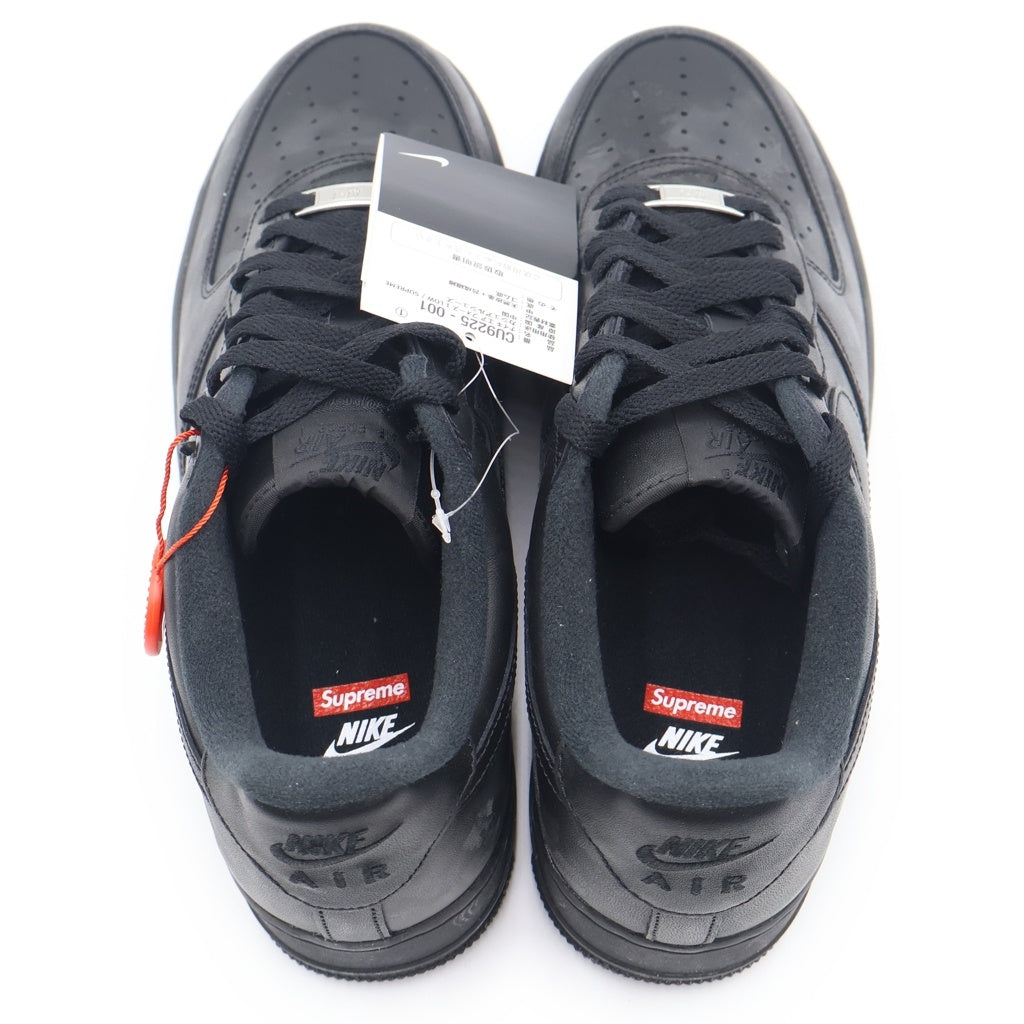 NIKE(ナイキ) ×SUPREME AIR FORCE 1 LOW CU9225-001 シュプリーム エアフォース 1 ローカットスニーカー ブラック US9/27cm