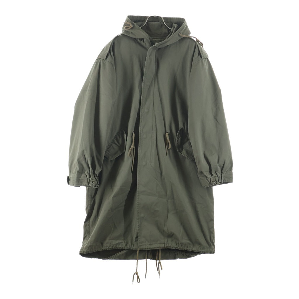 HOUSTON(ヒューストン) M-1951 PARKA SHELL COTTON JACKET ライナー付き コットン ロングジャケット カーキ