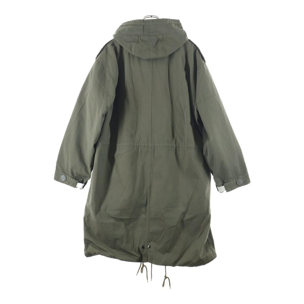 HOUSTON(ヒューストン) M-1951 PARKA SHELL COTTON JACKET ライナー付き コットン ロングジャケット カーキ