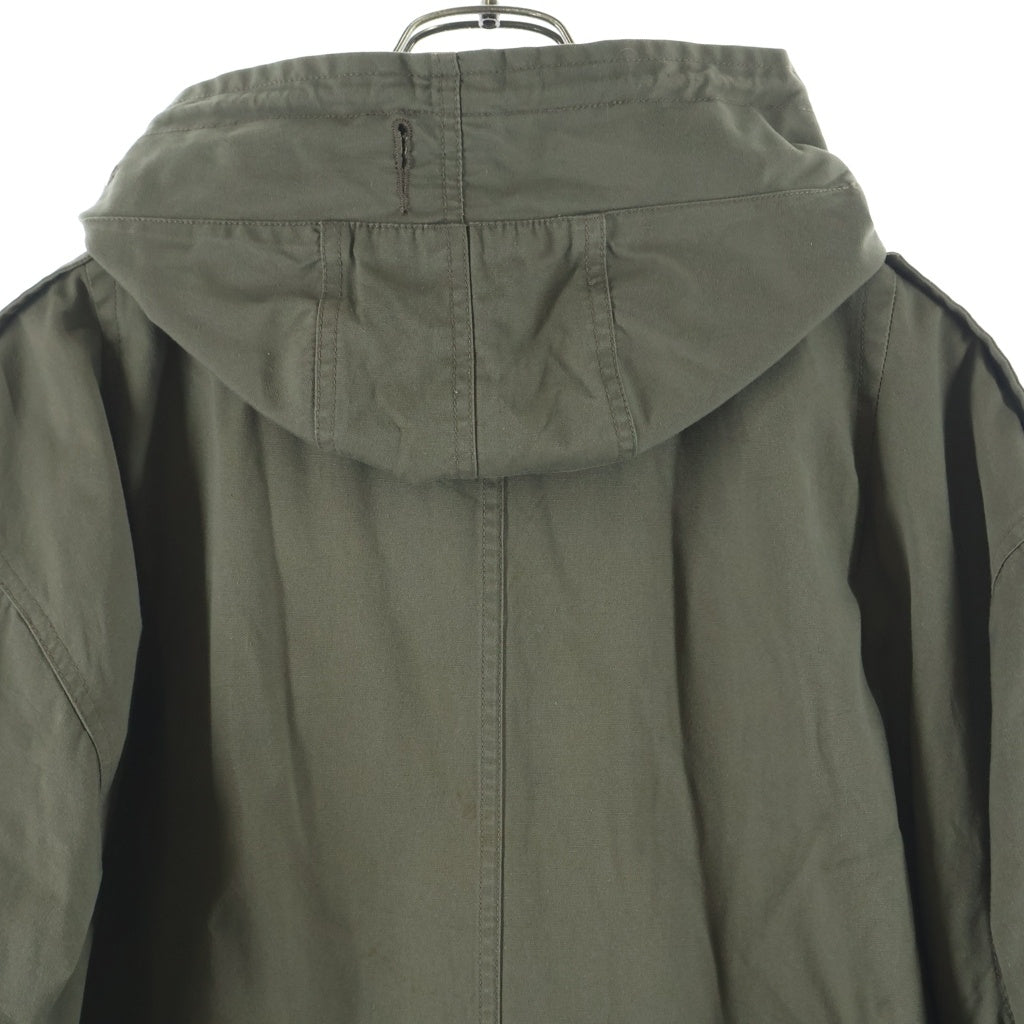HOUSTON(ヒューストン) M-1951 PARKA SHELL COTTON JACKET ライナー付き コットン ロングジャケット カーキ