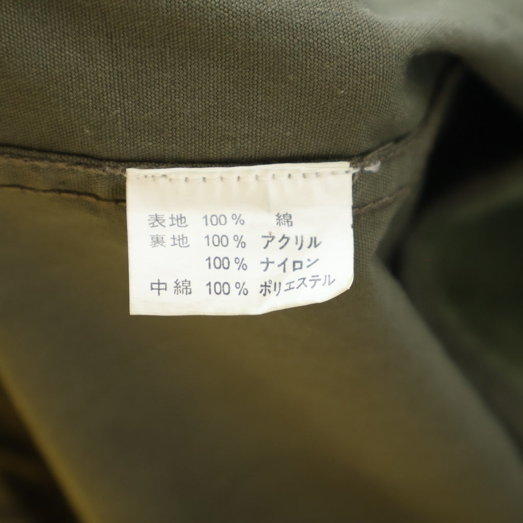 HOUSTON(ヒューストン) M-1951 PARKA SHELL COTTON JACKET ライナー付き コットン ロングジャケット カーキ