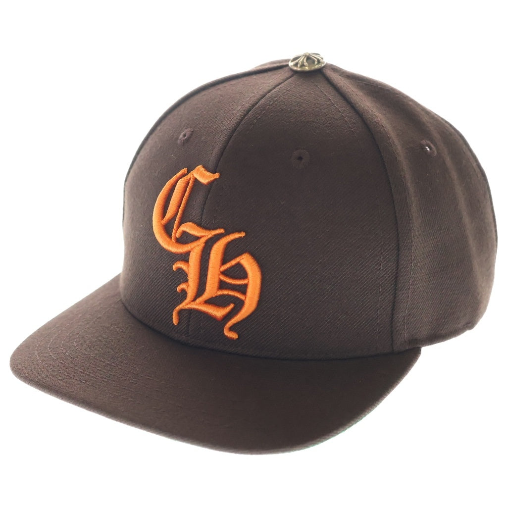 CHROME HEARTS(クロムハーツ) CH Logo Embroidery Trucker Cap CHロゴ刺繍 トラッカーキャップ ベースボールキャップ 帽子 ブラウン/オレンジ