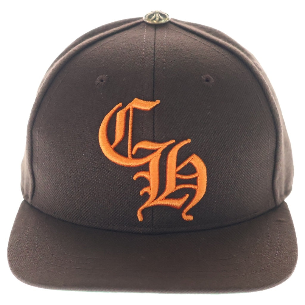 CHROME HEARTS(クロムハーツ) CH Logo Embroidery Trucker Cap CHロゴ刺繍 トラッカーキャップ ベースボールキャップ 帽子 ブラウン/オレンジ