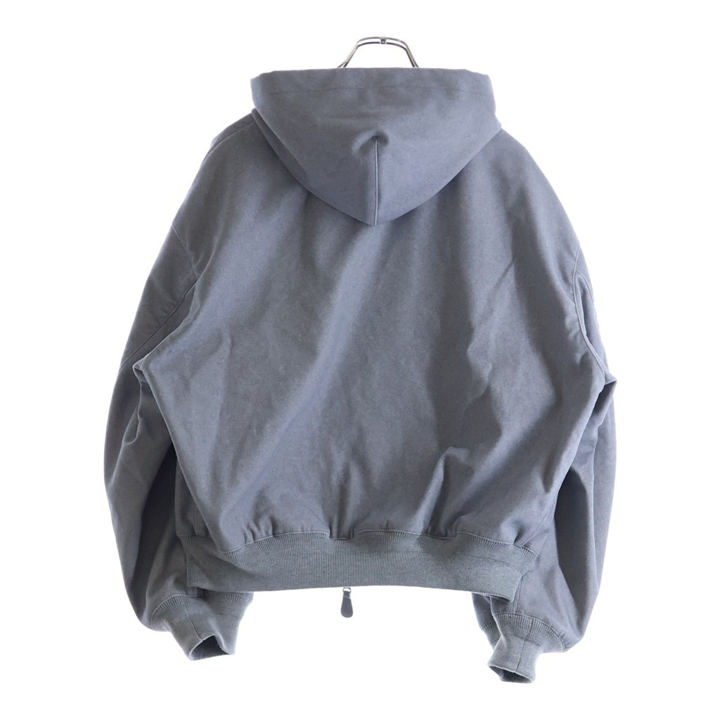 KAIKO(カイコー) CARRY FIGURE フロッキー加工 ジップアップパーカー フーディー グレー KAIKO-25-003