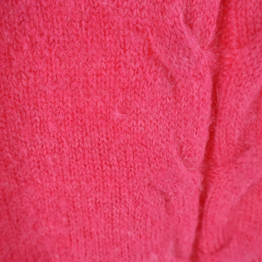 STUSSY(ステューシー) 21AW Double Cable Sweater ダブルケーブル ライトセーター ピンク 117096