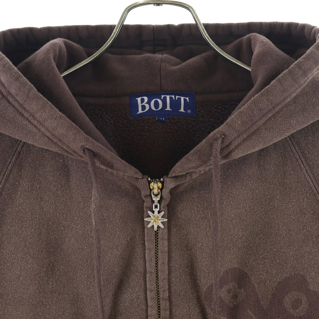 BoTT(ボット) Washed Lucky Logo Zip Hoodie ウォッシュド ラッキー