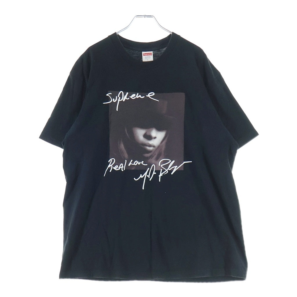 SUPREME(シュプリーム) 19AW Mary J. Blige Tee メアリーJブライジ フォトプリント 半袖Tシャツ カットソー ブラック