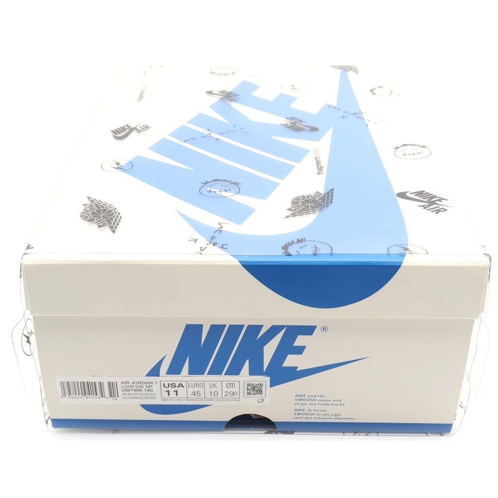 NIKE(ナイキ) ×TRAVIS SCOTT FRAGMENT DESIGN AIR JORDAN 1 LOW OG SP トラヴィススコット フラグメント エアジョーダン1 ローカットスニーカー US11/29.0cm DM7866-140