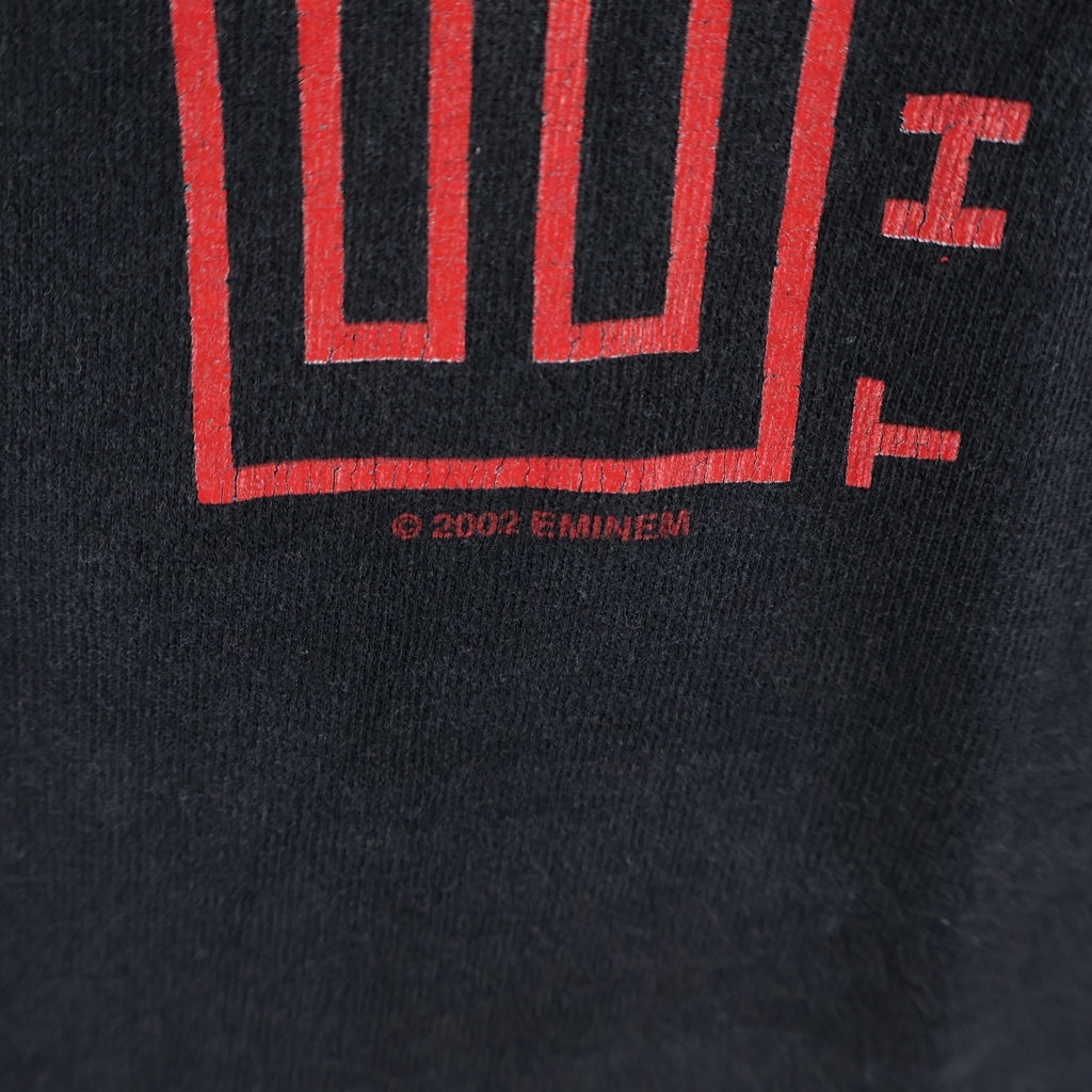 VINTAGE(ヴィンテージ) 00s EMINEM 2003 THE EMINEM SHOW エミネム ツアー半袖Tシャツカットソー ブラック