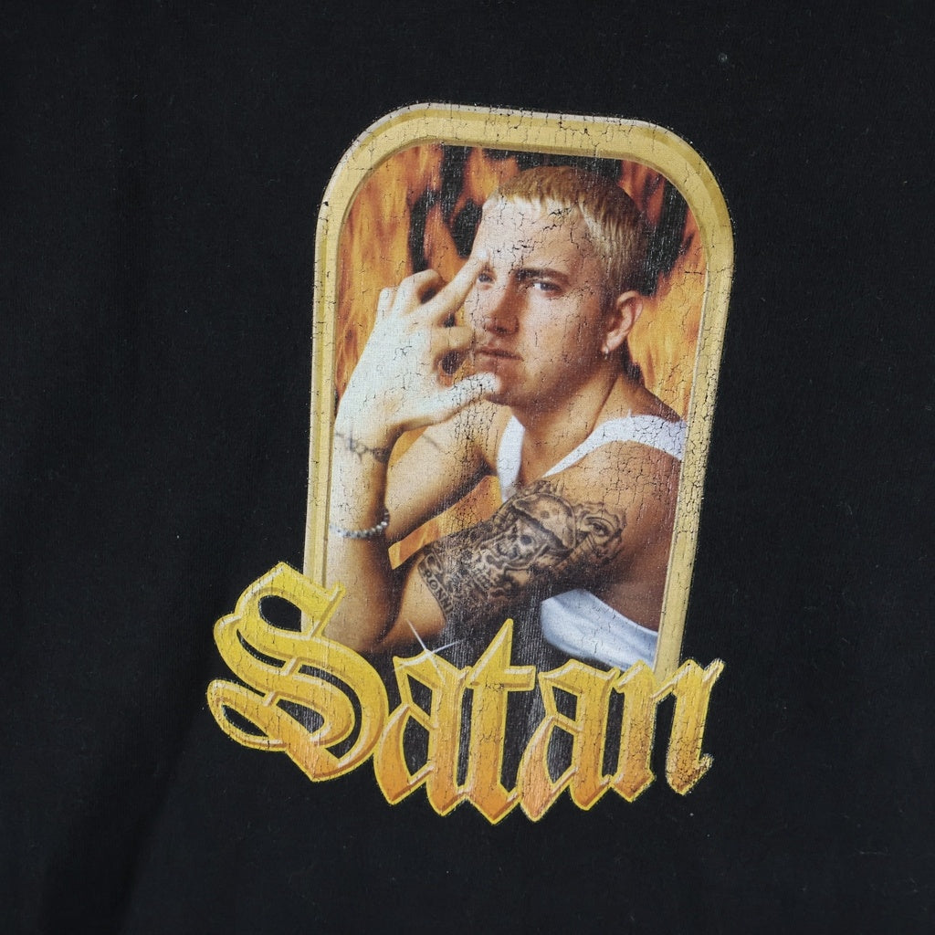 VINTAGE(ヴィンテージ) 00s Satan HOT HOUSE サタンホットハウス 半袖Tシャツカットソー ブラック