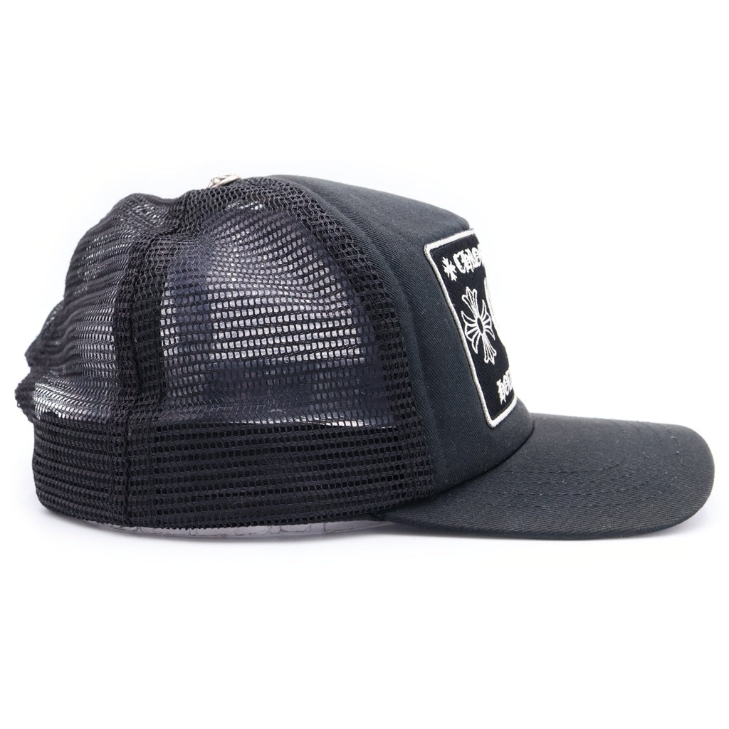 CHROME HEARTS(クロムハーツ) RUCKER CAP CHパッチ メッシュ トラッカーキャップ 帽子 ブラック
