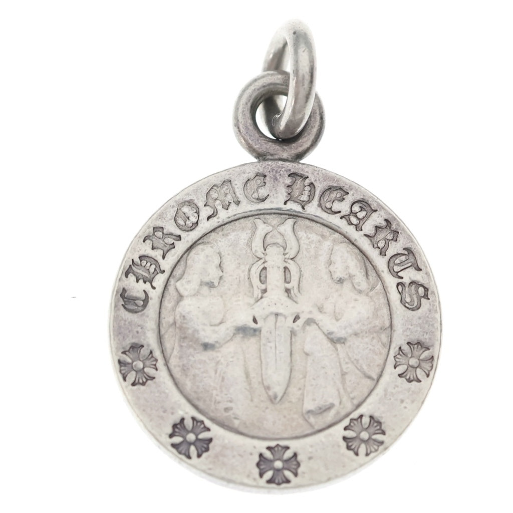 CHROME HEARTS(クロムハーツ) CHRM ANGL MDL V2 エンジェルメダルチャーム ペンダントトップ シルバーBCA229