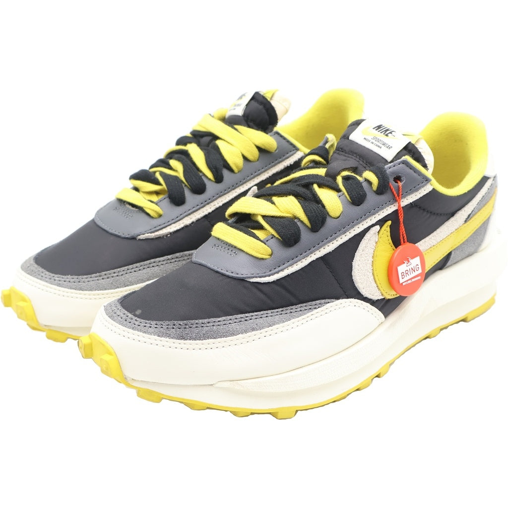 NIKE(ナイキ) ×UNDERCOVER×sacai LD WAFFLE DJ4877-001 アンダーカバー サカイ LDワッフル ローカットスニーカーシューズ ブラック/イエロー/ホワイト US9.5/27.5cm