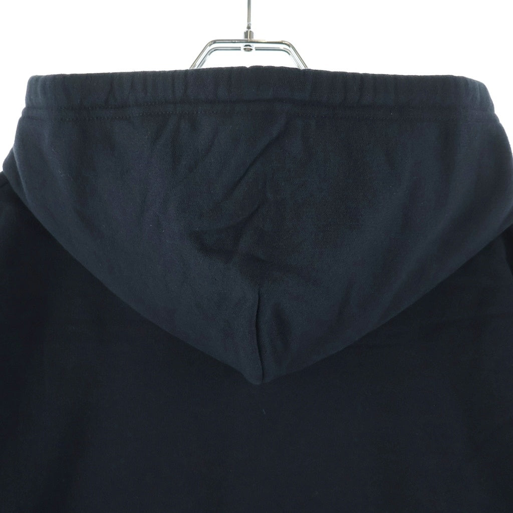 CHROME HEARTS(クロムハーツ) VERTICAL LOGO SWTSHRT HD ZIP バーティカルロゴ 袖英字プリント ダガージップパーカー フーディー ブラック/カーキ