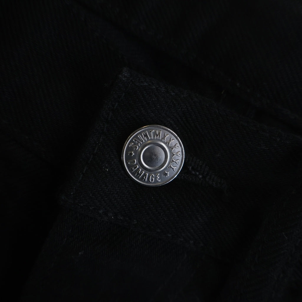 SAINT MICHAEL(セントマイケル) 26SS BLACK FLARE DENIM PANTS フレアデニムパンツ ブラック SM-MK8-0000-078