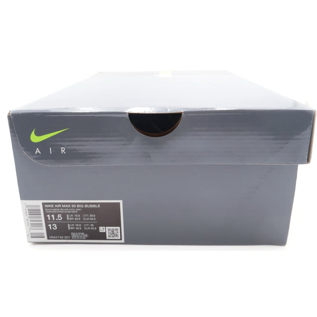 NIKE(ナイキ) AIR MAX95 OG エアマックス95 ビッグバブル 2025 ローカットスニーカー グレー/イエロー US11.5/29.5cm HM4740-001